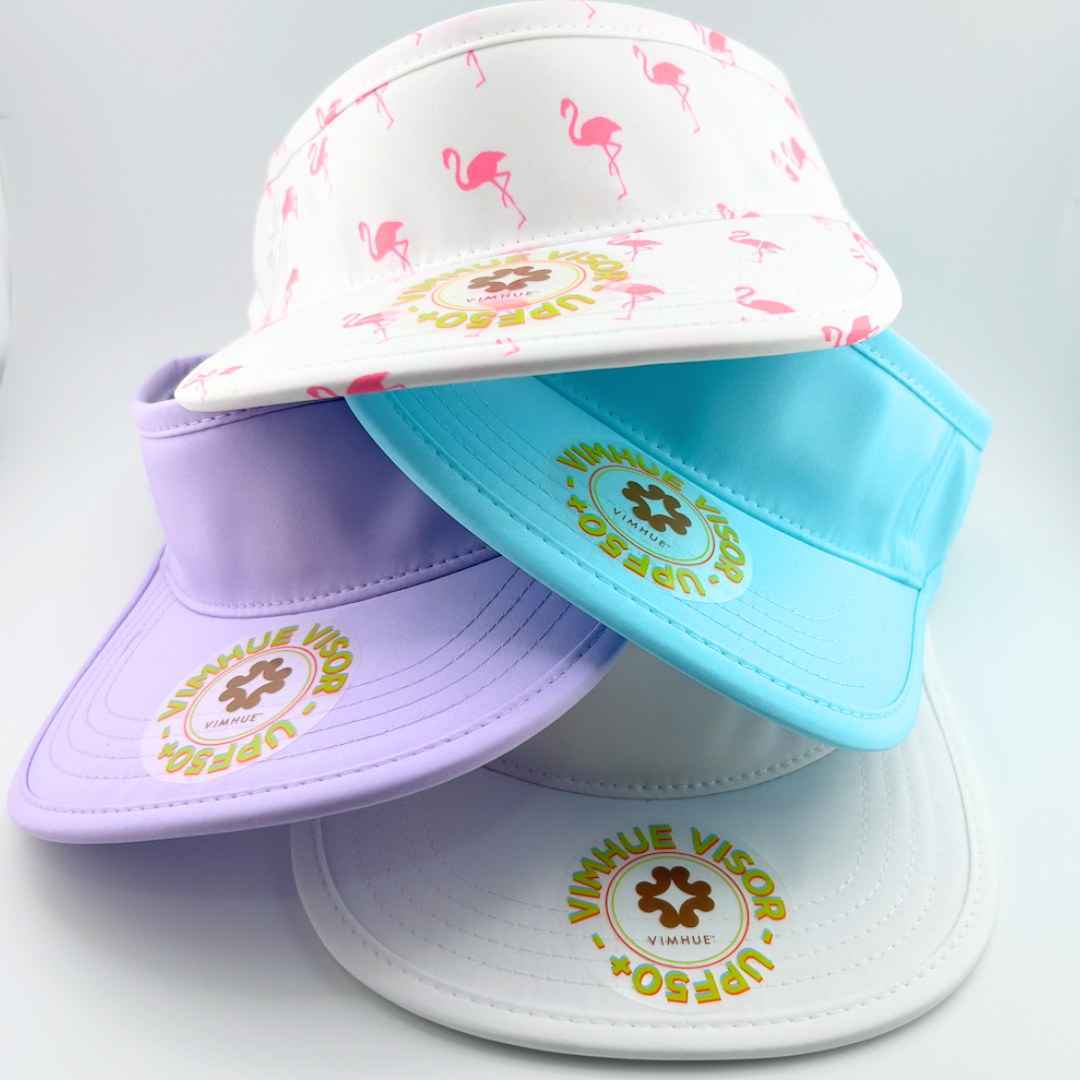 Girls Visor, Splash, Size 50, UPF50+ - VIMHUE
